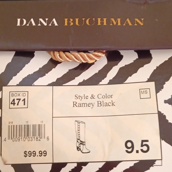 Black  knee high boots size 9.5 - Picture 7 of 7